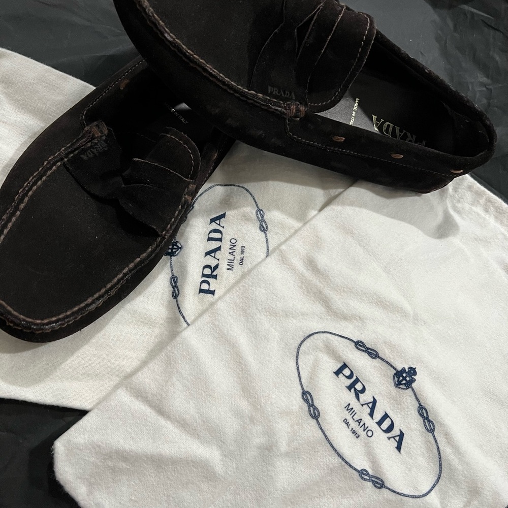 Prada suede shoes wore once - Picture 5 of 5